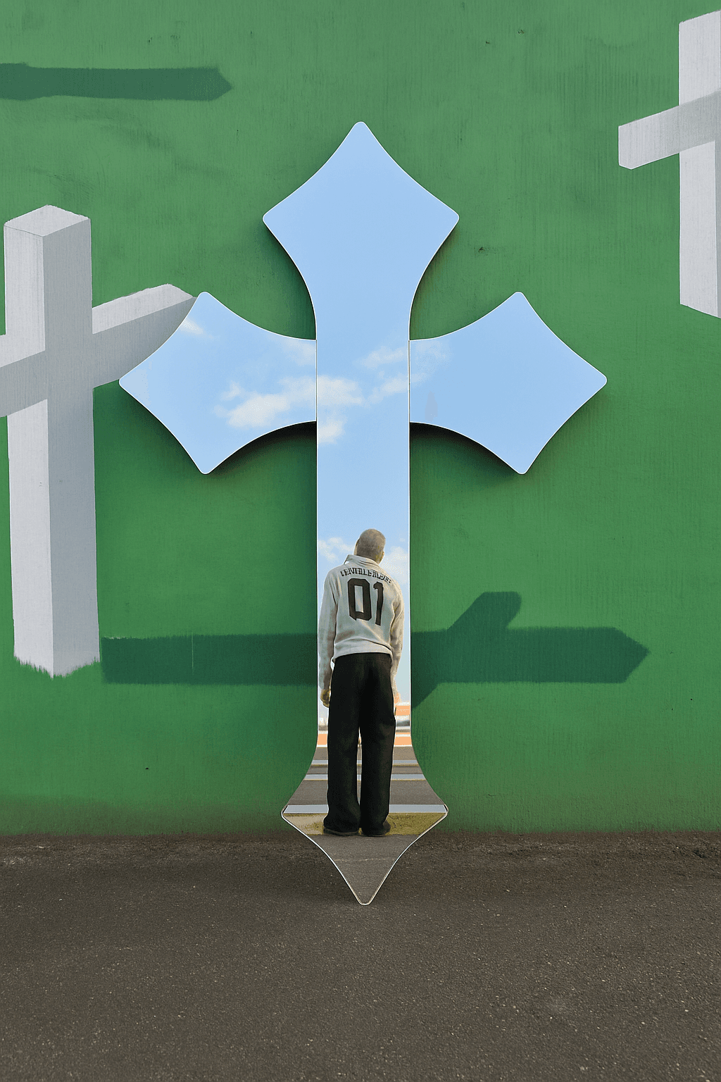 Cross Mirror — detail